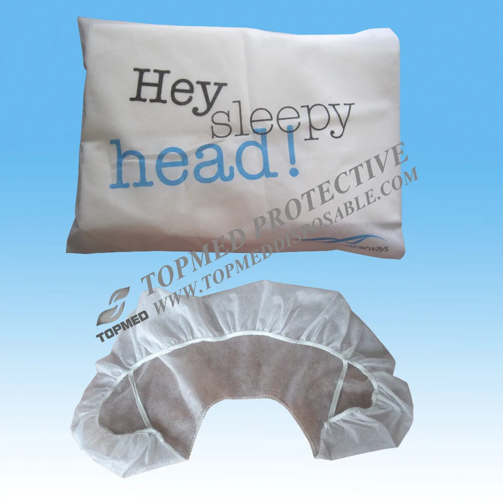 Medical Non Woven Disposable White Pillow Cover For Hospital And Beauty