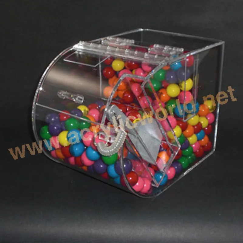 Acrylic Candy Holder Display Box Lucite Countertop Candy Container