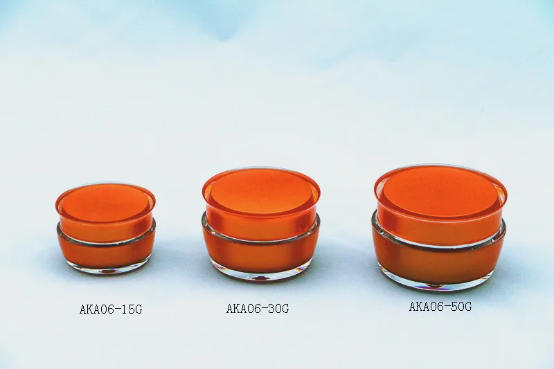 Download Premium Face Cream Jars Cream Container Jar Orange Color 15ml 30ml And 50ml View Premium Face Cream Jars Ao Kai Product Details From Yuyao Aokai Commodity Co Ltd On Alibaba Com PSD Mockup Templates