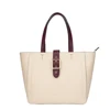 Guangzhou minandio brand handbags fashion white color tote bag Design your own leather handbag