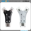 2017 New Mobile phone Pen drive USB 16GB Memory Stick usb flash drive card reader 3 in 1 for iPhone IOS Android PC card reader