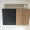 Resilient wood color spc rigid plastic flooring for commercial area