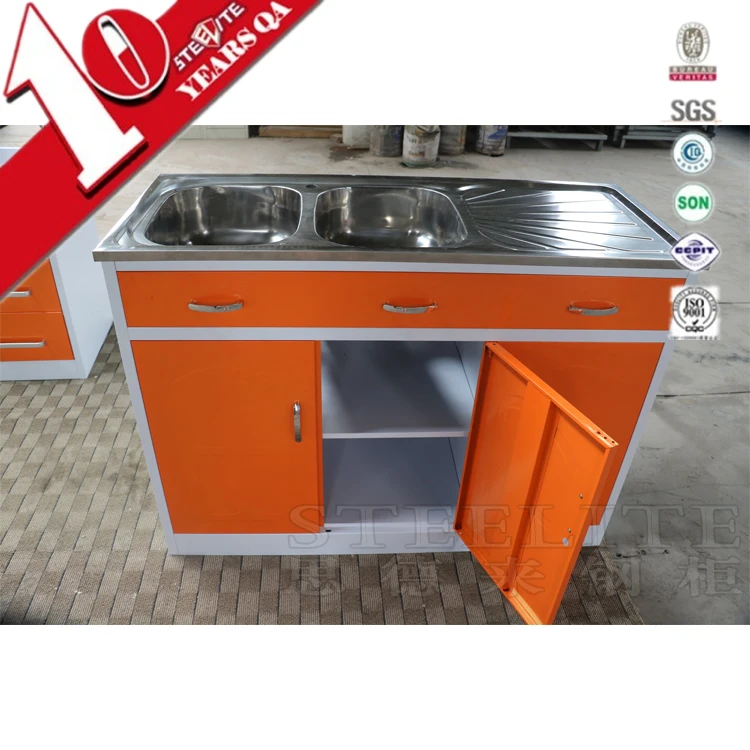 Stainless Steel Kitchen Cupboard With Sink Base For Kitchen Or