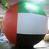 UAE Colored Helium Floating Balls / Custom Design Inflatable Flag Balloons for Party Events