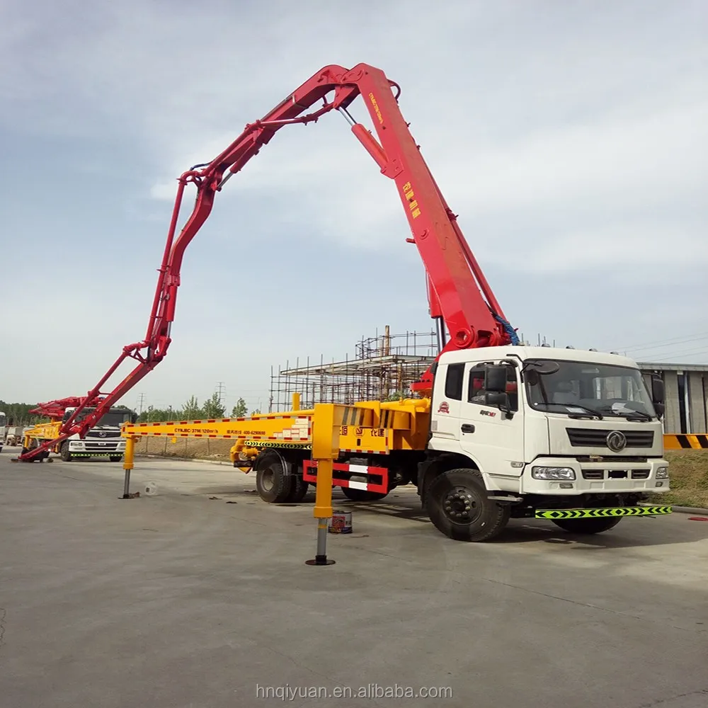 Truck Car Mounted Concrete Pump Boom 22m 25m 28m 37m Concrete Pump