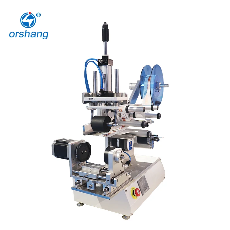 Semi Automatic Roller Flat And Motor Rotary Labeling Machine With Date