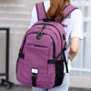 Multifunctional Book Durable Women Big Student Rolling Backpack For Laptop Polyester School Bag