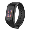 2019 hot selling color touch screen F1 plus smart bracelet activity tracker waterproof IP67 health care sports band
