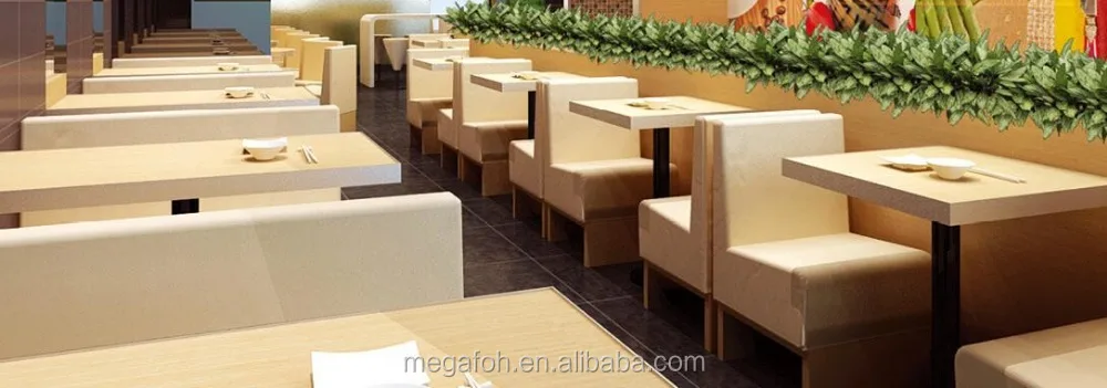 Modern Half Moon Restaurant Sectional Booth Dimension Customizable