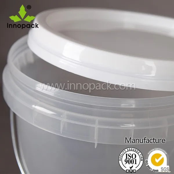 5 Gallon Transparent Clear Plastic Bucket For Food - Buy Plastic Bucket ...