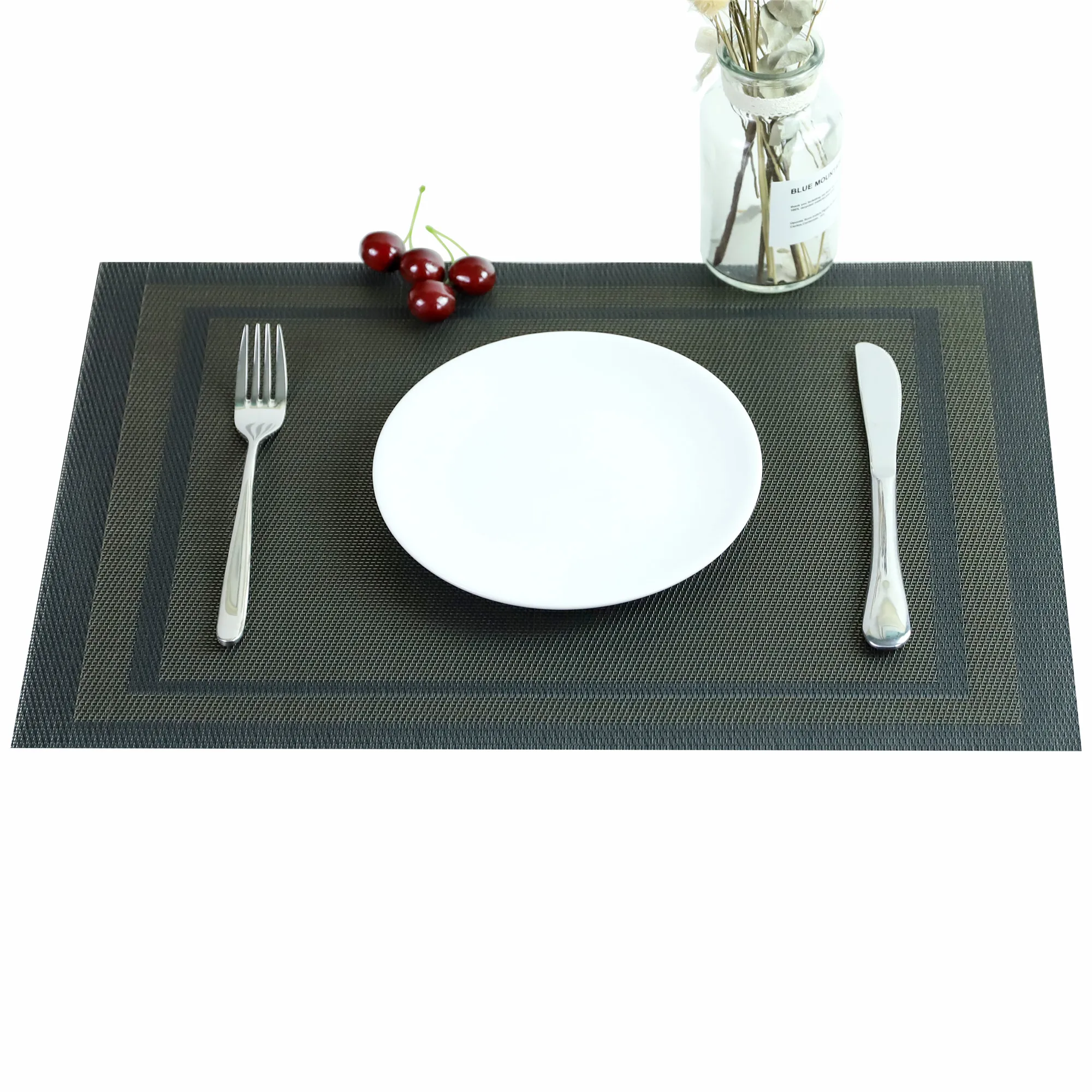 Vinyl Woven Placemat Custom Printed Coffee Placemat - Buy Laminated ...