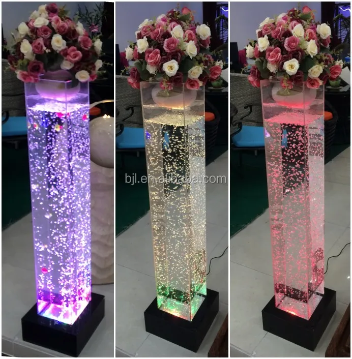 Wholesale Lighted Aisle Stands Weddings/pillars Stands Flowers/acrylic Pillar For Weddings With
