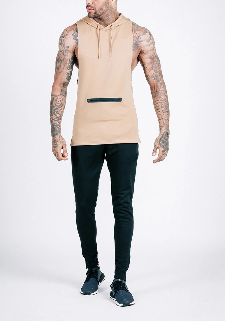 Wholesale Sleeveless Streetwear Hoodie Plain Hoodies For Men Buy Oem