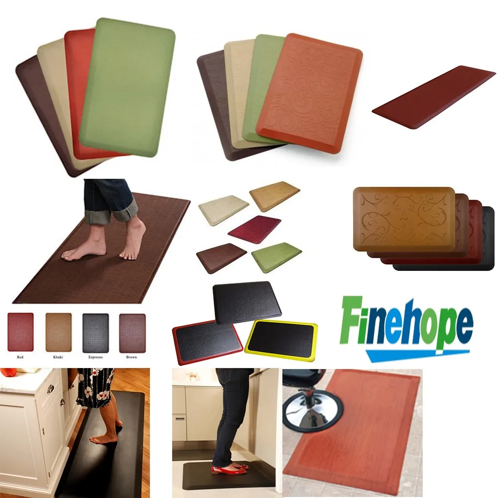 Customize Polyurethane Foam Oem Pu Rubber Kitchen Anti Fatigue Gel Mats
