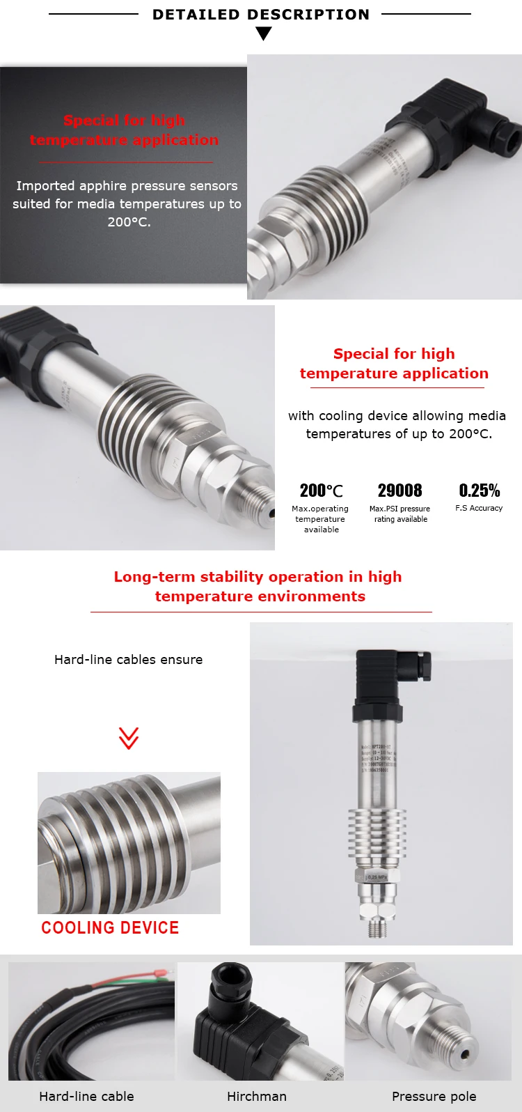 water pressure transducer