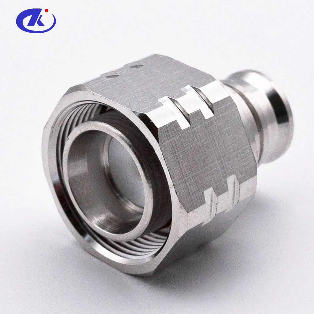 4.3-10 screw Male rf coaxial connector for 3/8"Superflex cable solder type