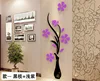acrylic 3d flower wall sticker