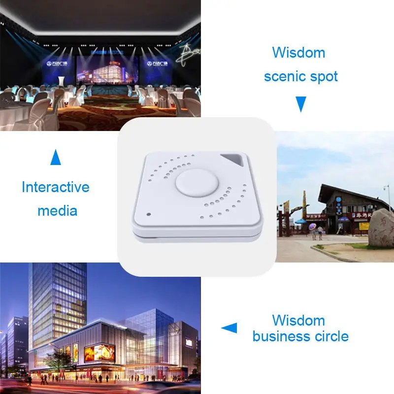 Bluetooth Compatible with iBeacon Eddystone Smart Becon Beacon with Keyring