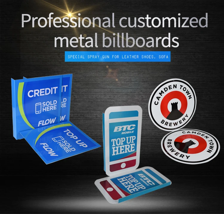 Motorcycle Custom Design Metal Porcelain Enamel Sign Board