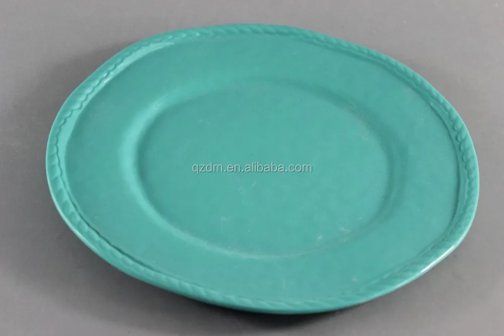 New Design Solid Melamine Decoration Colorful Plate