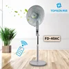 Plastic Material and Electric Power Source Pedestal Stand Fan with Remote Control