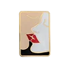 New process gold plated custom hard enamel pins with backstamp