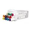 12 Piece Sketch Basic Ergonomic Barrel Double Ended Twin Marker