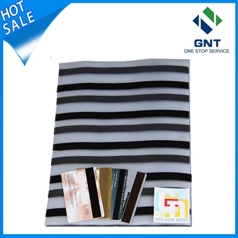 5 Lines Hico Magnetic Stripe Coated Overlay Film For Id Card Buy 