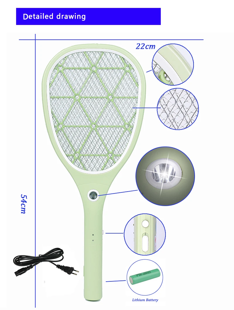 tennis racket bug zapper