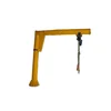 Lifting workshop use 360 degree rotation 2ton traveling jib wall crane for sale