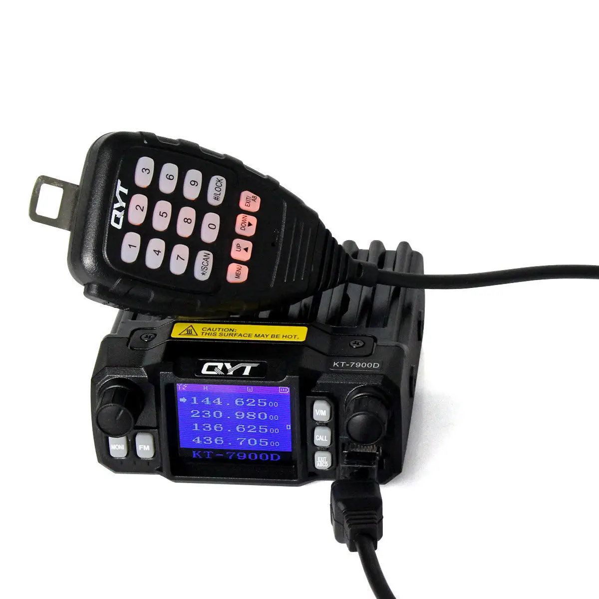 QYT KT-7900D 25W Quad Band 144/220/350/440 MHZ Mini Car Mobile Radio 