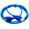 1m/1.5m/2m/3m PVC Copper Male to Female AM to AF USB 2.0 Extension Cable Cord Extender for PC Laptop Desktop Mouse Keyboard