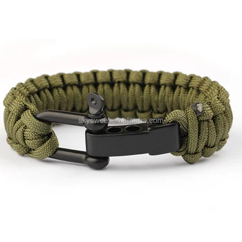 parachute cord bracelet clasp