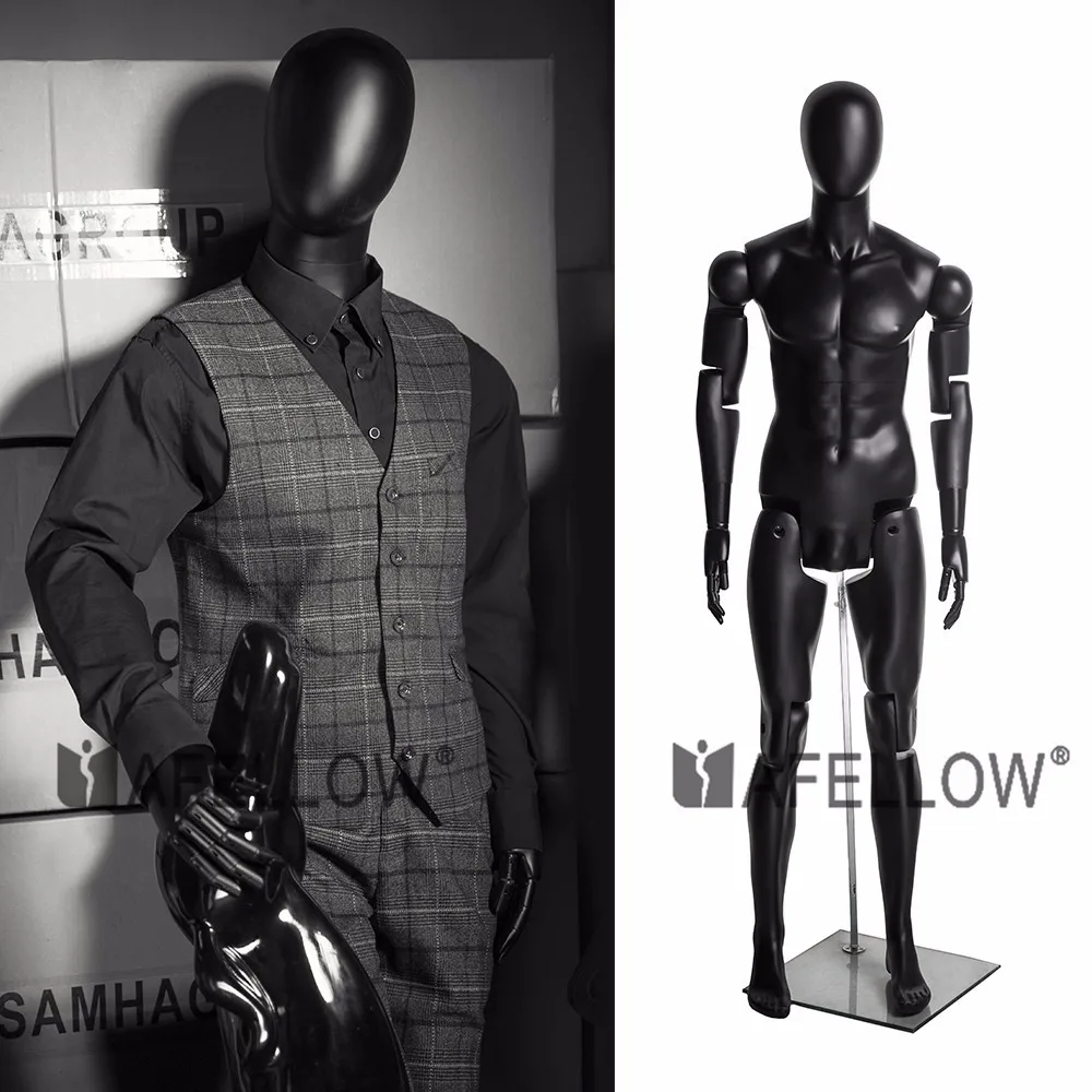 Articulated Arms And Legs Mannequin Man Hm01bkeg Buy Male Mannequin