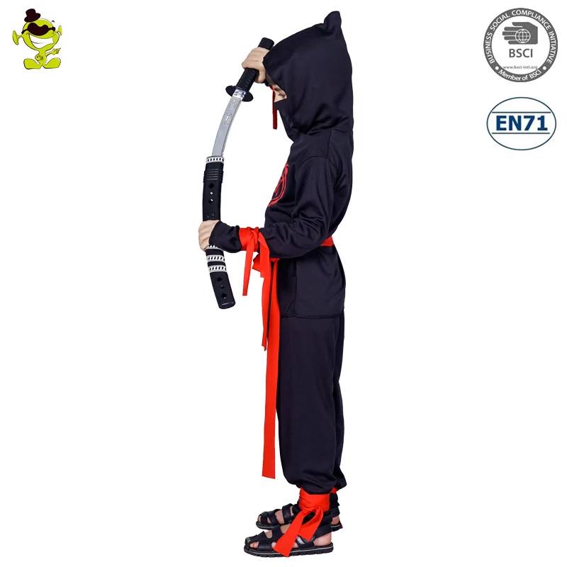 Halloween Dress Up Party Cosplay Ninja Costume Cool Red Dragon Ninja