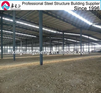 muti slope structural steel workshop building