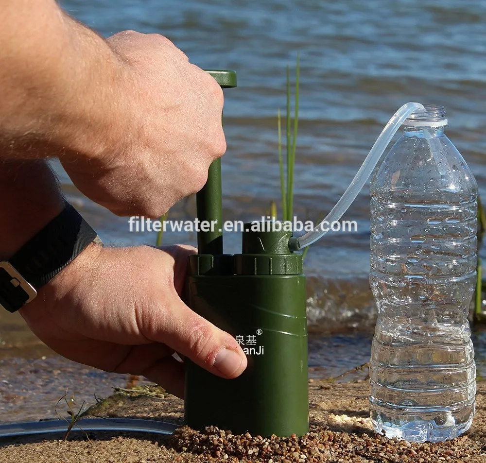 Personal Water Filter Emergency Survival Kit 6 In 1 Outdoor Survival
