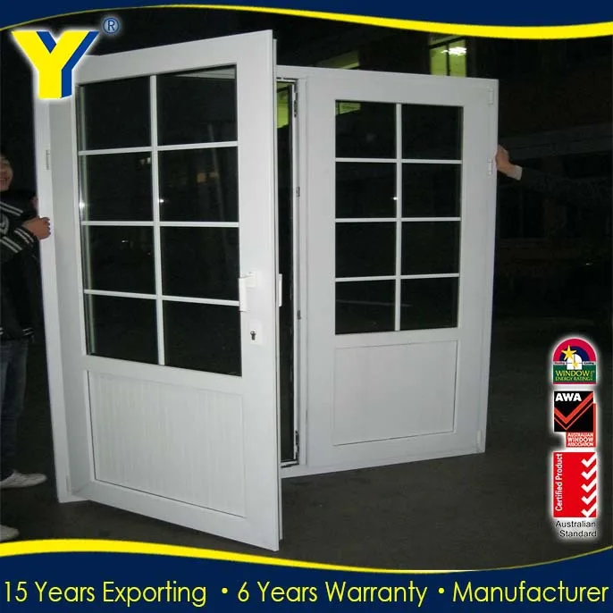 Alibaba Modern Door Design Aluminium Double Swing Door /used French