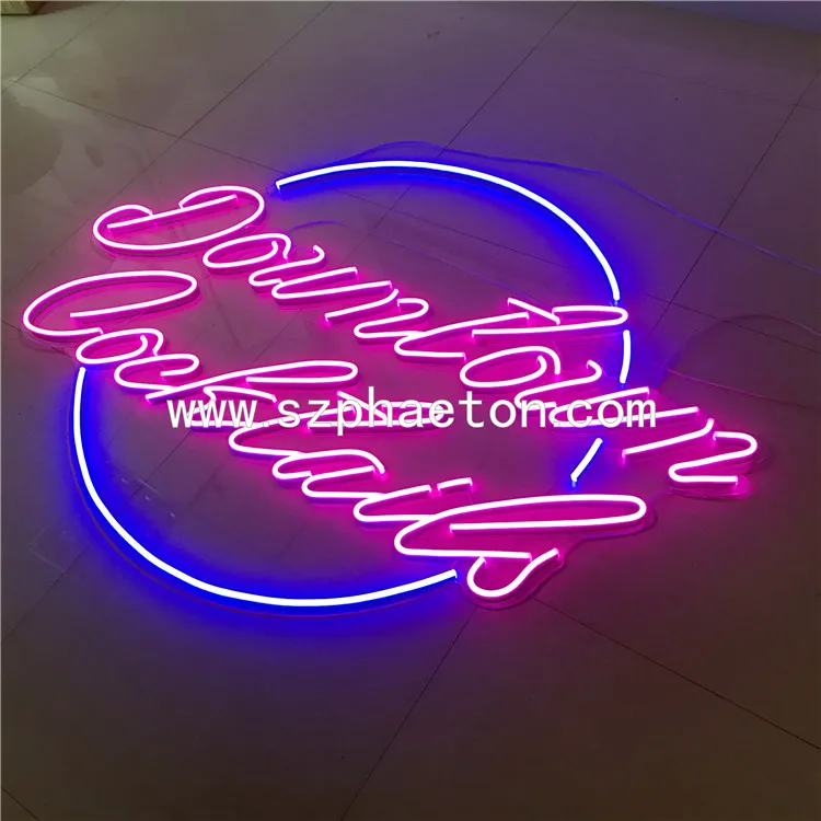 Electronic Led Neon Sign Letters Decorative Custom Flexible Neon Sign