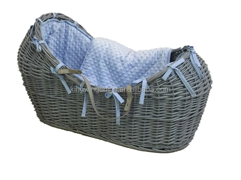 grey moses basket pod