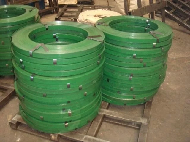 Professional Steel Factory supply 800KG/mm2 Blue black zinc coated steel strip 1-1/4 (32mm)