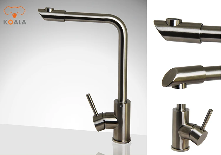 Wholesale Cheap Price 360 Swivel 304 Stainless Steel Kitchen Tap