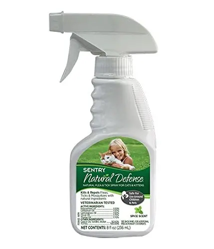 Sentry Natural Defense Flea & Tick Spray for Cats & Kittens