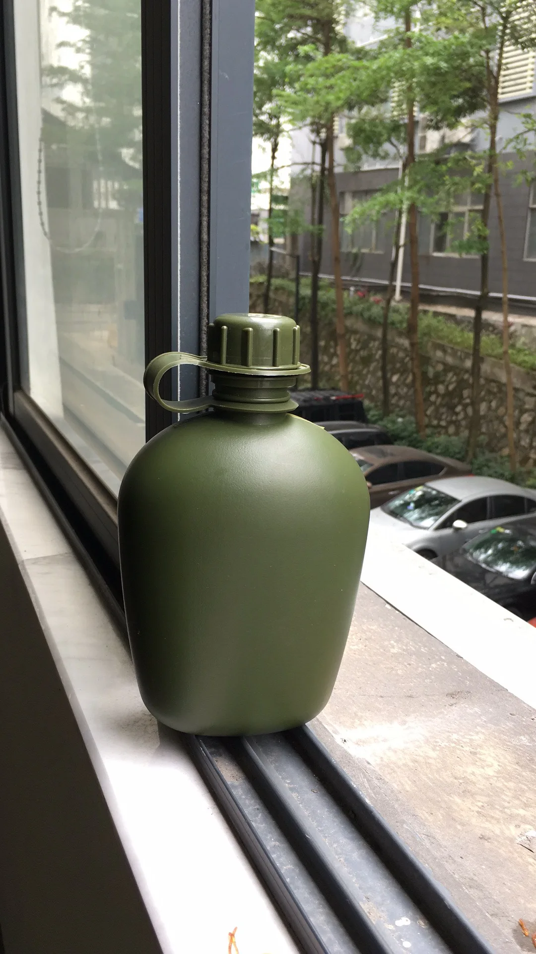 户外野营狩猎hdpe食品水平塑料中国制造美国模式军事军队塑料水瓶食堂