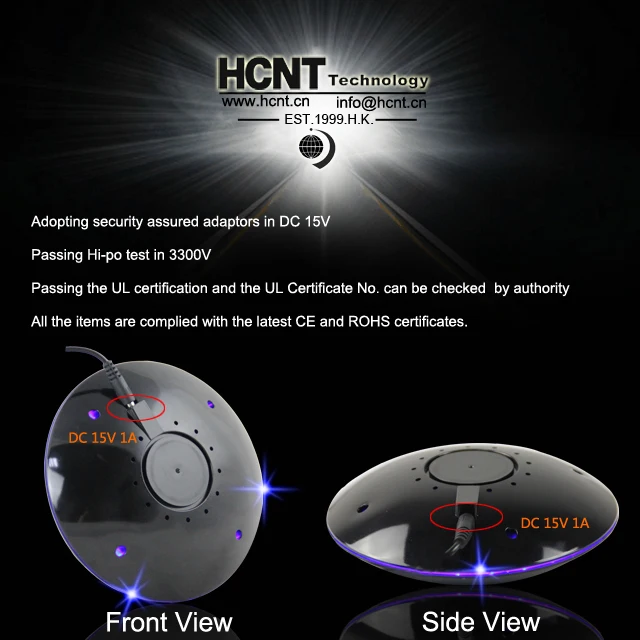 Levitating mini wireless bluetooth speaker with bluetooth V2.1+ EDR.jpg