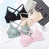 Girls sexy lace bra and panty set full transparent bra panty small size bra panty set