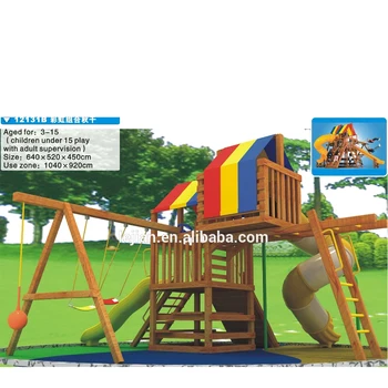 Swing Sets Best Selling Feature Nice Wood Plastic Composite Playground Buy Wood Plastic Composite Playground Selwood Play Equipment Wooden Play