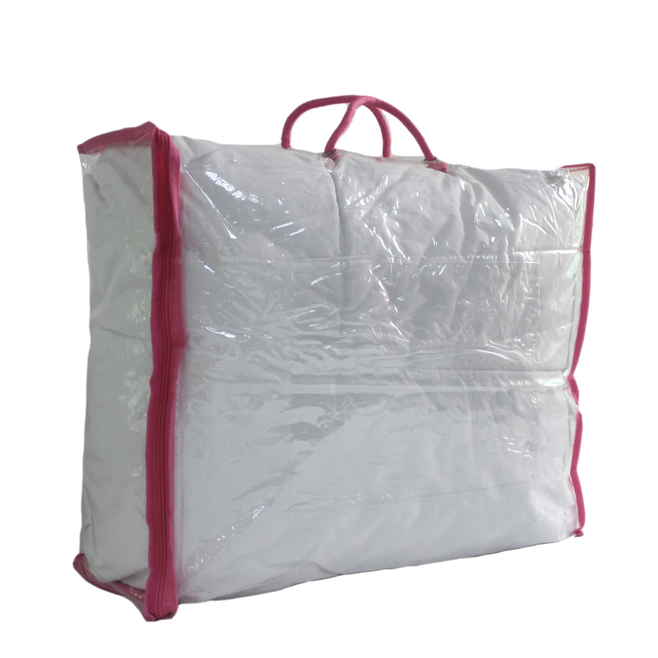 Custom Clear Plastic Pvc Duvets Bags Blanket Bag For Bedding With H
