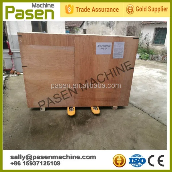 wooden package for soybean peeling machine