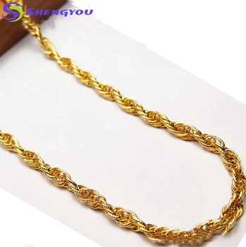 Most Popular Dubai New Gold Chain Design For Men Stainless Steel Long ...